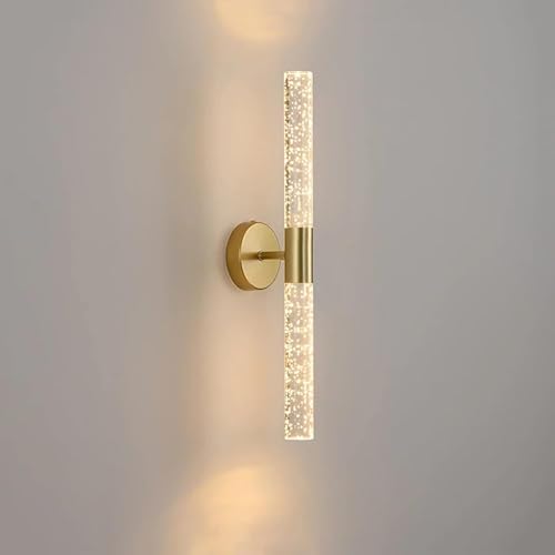 Sconce Mural Luxe Acrylique Luminaire Cylindrique LED Haut de Gamme