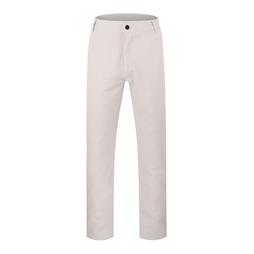 2026 Disfraz Hombres Pantalones casuales flacos de color liso para hombre, pantalones de temporada con cordón de cinturón, caqui, XXL