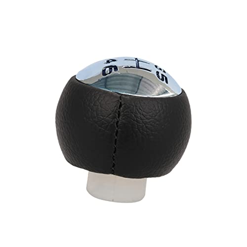 Shkalacar Pomo Palanca de Cambios 6 Velocidades, Pomo para Peugeot 407 307 308 3008 5008 807, Palanca de Cambios para Citroen C3 C4 C8, Manual Palanca de Cambios de Coche