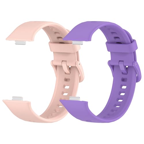 MIJOBS 2PCS Replacement Straps Compatible with Huawei Watch Fit 3 - Silicone Sport Watchbands for Men & Women - Image 3