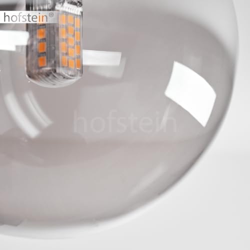 Plafonnier moderne rétro Chehalis avec 10 abat-jour verre Ø 10 12 15 cm