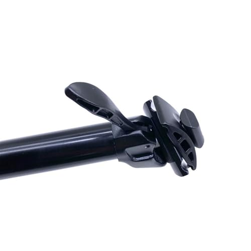 Tige de selle hydraulique VTT 28.6mm avec débattement de 100mm et commande manuelle pour vélo