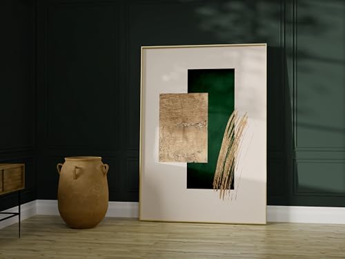 Décoration de salon moderne avec toile abstraite 50x70cm - 2