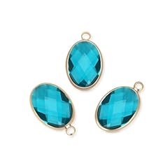 December/Blue Zircon - Gold Plated