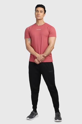 Image of FUAARK Men's Round Neck Slim Fit Gym Sports T-Shirt