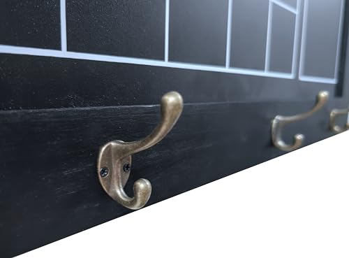 Lms LMS-01 Large Monthly Chalkboard Calendar For Wall With Hooks thumb #2
