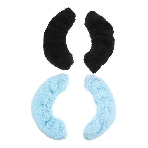 Happyyami 2Pairs Lightweight Elastic Ice Skates Blade Sleeves Protective Covers for Skating Shoes Prevent Scratches Easy to Use for Ice Skate Blade Protection