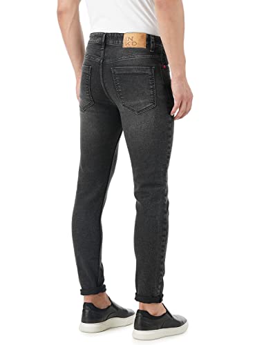 Image of INKD Men's Jeans - Mid-Rise | Regular Fit | Men Jeans Pants