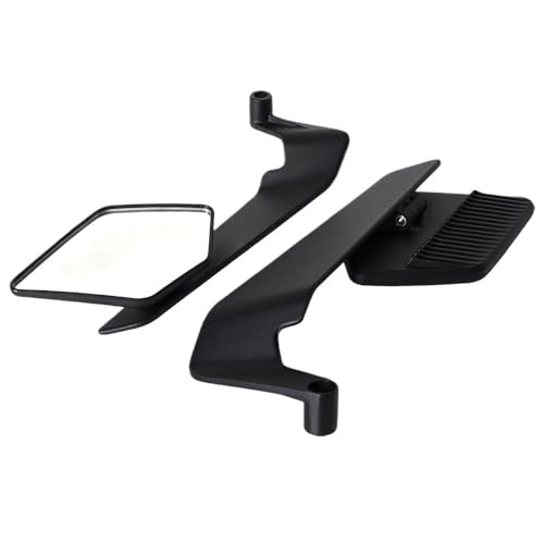 Espejos retrovisores rotación ajustable diseño stealth winglets para Yamaha
