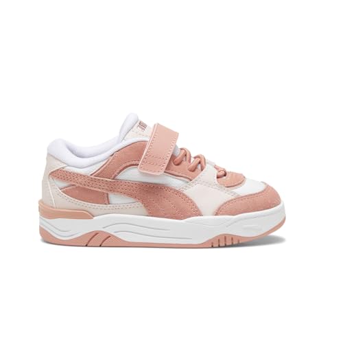 PUMA Kids Girls -180 Slip On Sneakers Shoes Casual - Pink, White