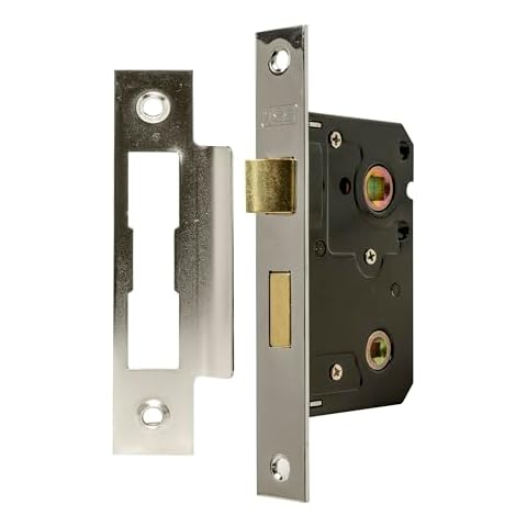 TSS Polished Chrome 3" Bathroom Mortice Lock Cover