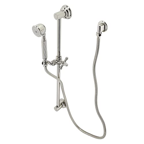Combo de regadera manual con barra deslizante Kingston Brass KAK3326W6