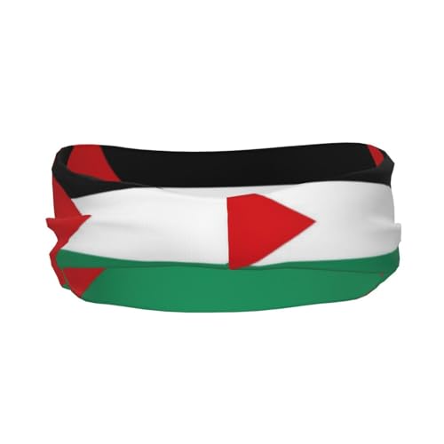 Image of Cute Flag Headbands Women Men Flag Sweatband Sports Headband for Running, Cycling, Yoga Gym, Working Out