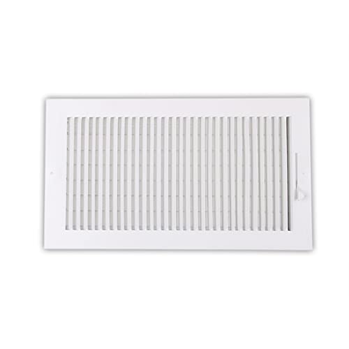 Rejilla de ventilación con láminas rectas, cubierta de ventilación para registro de suministro, acero para techo y pared lateral miniatura 1