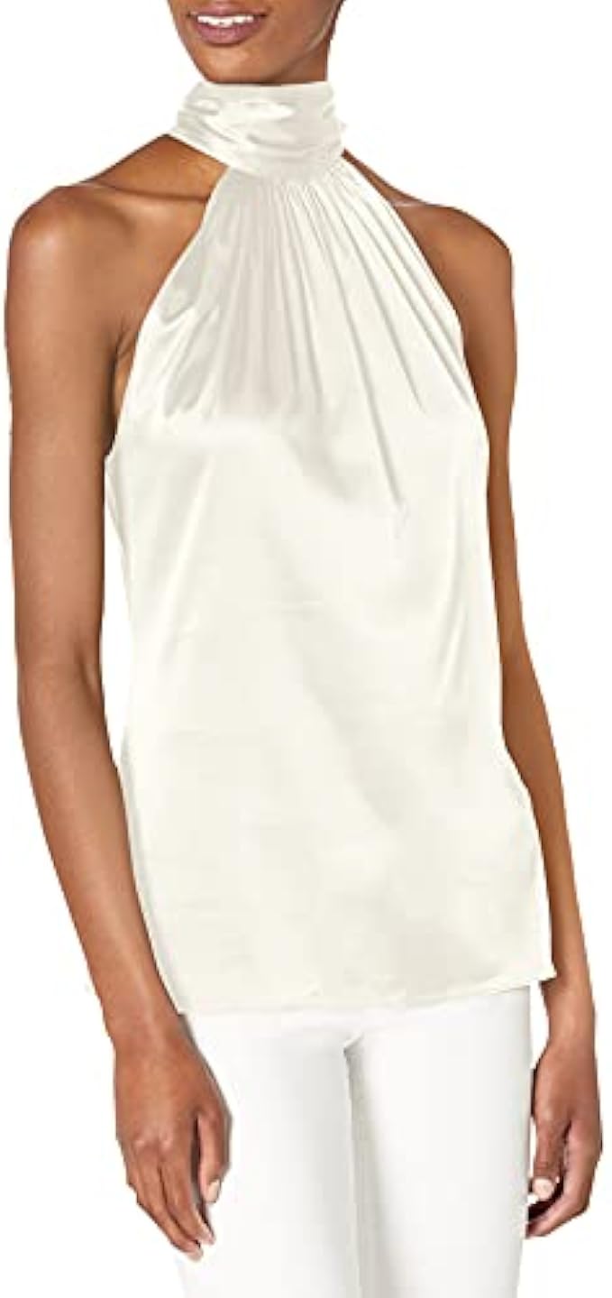 Ramy Brook Women's Lori Sleeveless High Neck Top