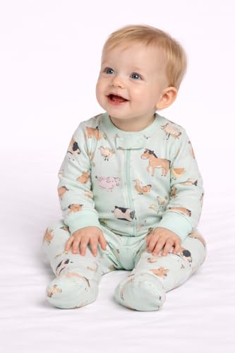 Image of TuddyBuddy 100% Cotton Multi Color Zipper Romper Sleepsuit /Romper /Jumpsuit for Baby Boy & Baby Girl