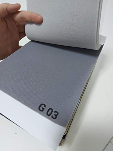 EL MAS Vendido - Pack para TAPIZAR TECHOS DE Coche (2 Metros de Tela con Foam 3mm y Charmés+ Pegamento) (Pack G03, 2Metros+1Litro Pegamento) Cover