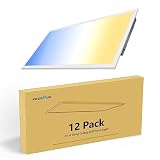 VocgoUU 2x4 LED Flat Panel 12-Pack