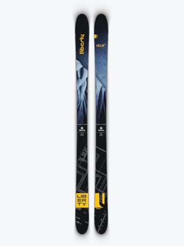Liberty Helix 89 Men's All-Mountain Skis - High Performance Alpine Downhill Snow Skis - Durable Lightweight, 182cm