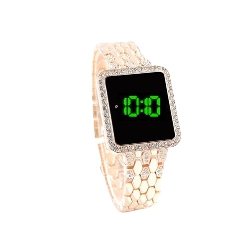 See full amazon price history chart for Digital Diamond Led Green Light Square Touch Screen Copper Watch Digital Diamond Led Green Light Square Touch Screen Copper Watch (B0CVS2SSJ8) Amazon Price History, Amazon Price Tracker