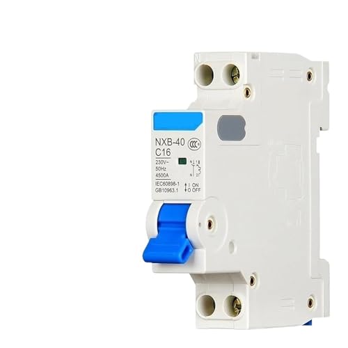 Disjoncteur miniature NXB-40 1P N 16A 20A 32A pour tableau électrique 220V