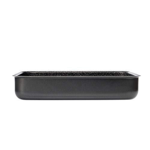 Alluflon Tradition Italien Lasagneform, Aluminium, schwarz, 35 x 25 cm – Ansicht 4
