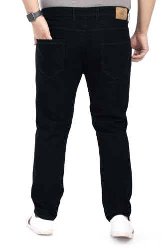 Image of Pluss Tribe - Plus Size Jeans for Men - Denim Jeans - Ideal for Casual, Office Available Sizes : 40 to 52