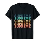 Supreme - Vintage Retro Supreme Name T-Shirt