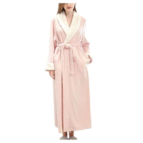 Peignoir thermique d'exception en polyester long et chaud pour femme