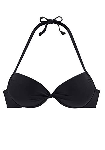 Lascana Damen Push-Up-Bikini-Top wattierte Cups, Mix-Kini, zum Binden,...