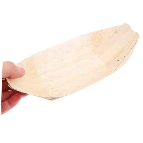 Platos desechables tipo barca para sushi 40 piezas miniatura 4