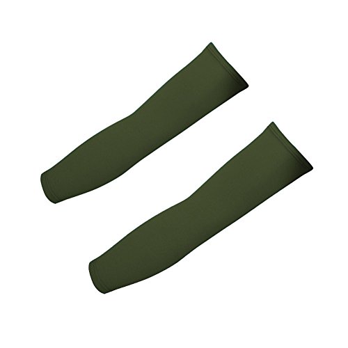 TOPLOR Sun UV Protection Compression Arm Sleeves - Football Basketball Golf Cooling Arm Cover Tattoo Sleeves