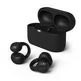 Philips TAQ2000 Bluetooth Open-Ear, Ear Cuff, Wireless Earphones, IPX4 Splashproof, Multi-Point Connection, Flexible Fit, Microphone for Calls, Apps, Up to 28 Hours Playback, Rapid Charging, Black