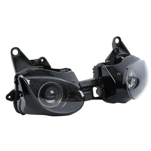 Phares avant moto Kawasaki ZX 6R 2007 bloc optique éclairage avant Ninja