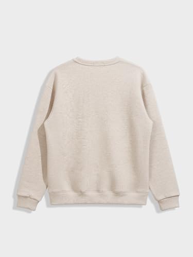 Sweat-shirt col rond homme coton manches longues vêtement automne