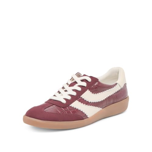 Dolce Vita Women's Merit Sneaker, Oxblood, 10