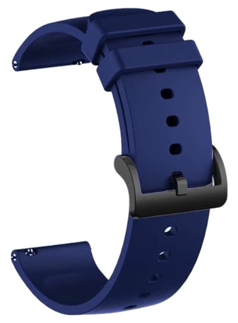 ZOVC Black Buckle Soft Silicone Strap (CHECK MODLE LIST)