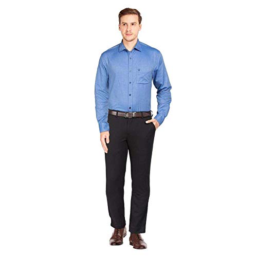 Image of VETTORIO FRATINI by Shoppers Stop Mens 4 Pocket Slub Formal Trousers