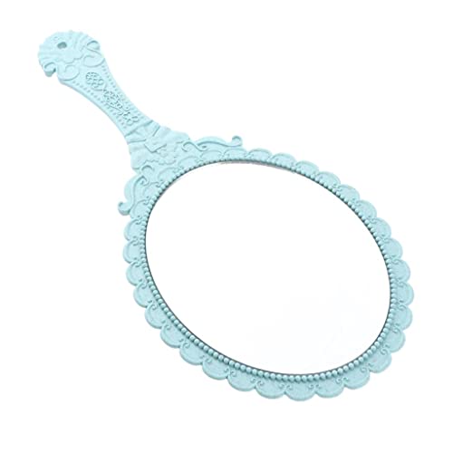 Miroir à main bleu clair Jojomis idéal pour votre coiffeuse - 2