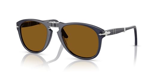 Image of Persol mens Po0714 Folding Aviator Sunglasses