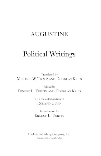 Augustine: Political Writings (Hackett Classics) - Image 4