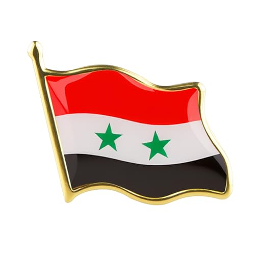 Image of Country Flag Brooch Metal Alloy Souvenir Pin Shirt Hat Backpack Jewelry Accessories Decoration Party Christmas Gift Badge International Travel Pin