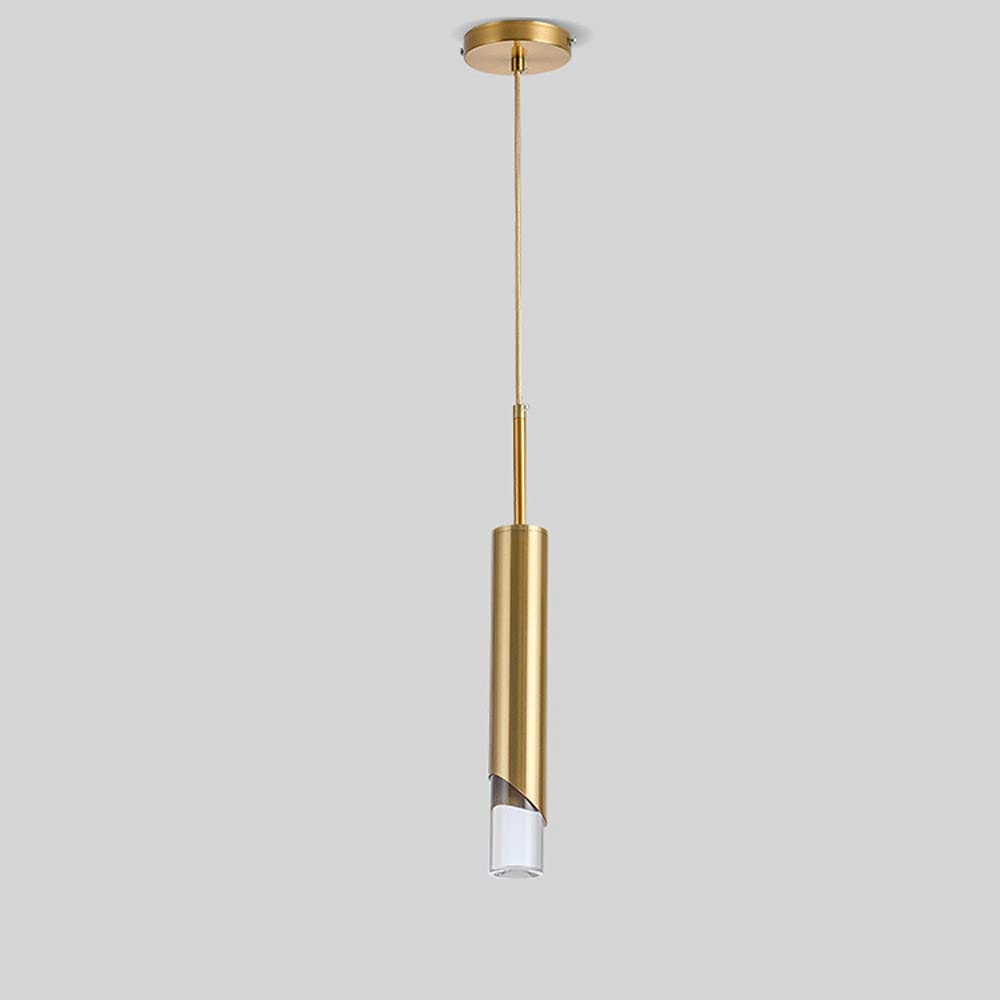 Lustre en acrylique transparent haut de gamme pour îlot de cuisine moderne