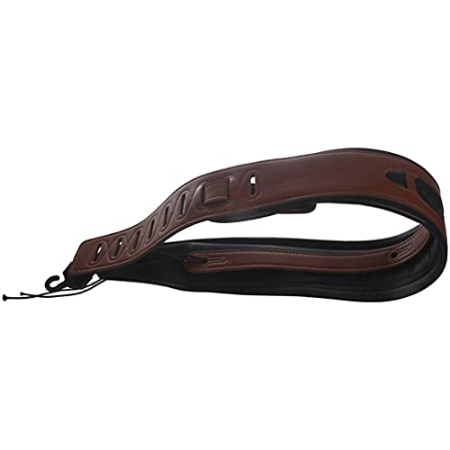 XJJZS Sangle de Guitare en Cuir de Vachette véritable pour Guitare Basse électrique réglable rembourré - Les Beatles, Paul McCartney, John Lennon, RIngo Starr, George Harrison XJJZS Sangle de Guitare en Cuir de Vachette véritable pour Guitare Basse électrique réglable rembourré – Image 3