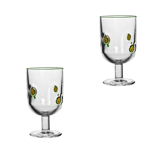 ZYHARUKO Vasos de cristal con patrón de limón, 360 ml, elegantes barwares para vino, cerveza, agua, resistentes, aptos para lavavajillas, decoración de cocina, vasos de pintura de limón