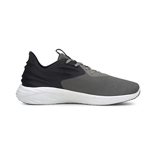 PUMA PUMA Men's Better Foam Emerge 3D Running Shoe, Castlerock Black-Orange Glow, 11