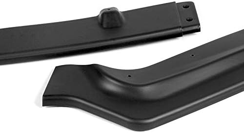 3PCS Front Bumper Lip Kit fit for compatible with 2017-2022 Infiniti Q60 Coupe, Sport-Style Splitter Trim Protection Spoiler, Air-Dam-Chin-Diffuser (Unpainted Matt Black)