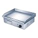 Elektryczny grill z blatem Komercyjny grill kuchenny ze stali nierdzewnej, z regulowaną regulacją temperatury 50 ℃ -300 ℃, 3KW Frytownica do jajek na bekonie Grill