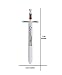 Game of Thrones Mini Sword | Safe to Use | Miniature Memorabilia Collectible Gift | Office Merchandise for GOT Fans | You can use it as a Letter Opener