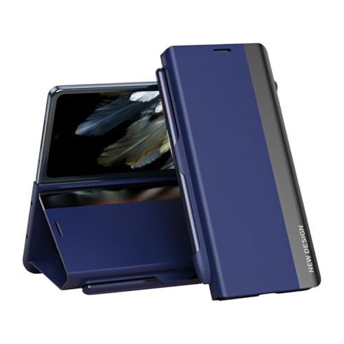 Étui pour OnePlus Open bleu idéal pour regarder vos vidéos au bureau